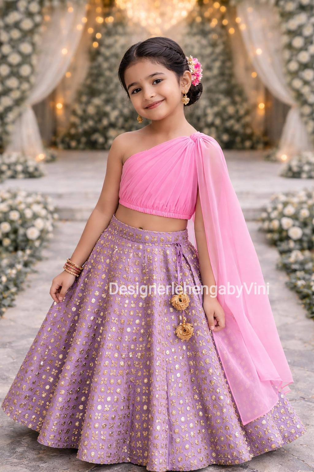 Kids lehenga top dupatta lehenga for girls Indian lehenga skirt pakistani suit indian wear for kids custom dress for kids South Asian wear