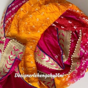 Jaipuri bandhej dupatta lehenga dupatta heavy dupatta lehenga dupatta banarasee dupatta bandhani dupatta bandhej dupatta party favors