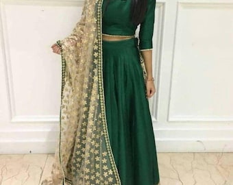 Indiase Pakistaanse lehenga choli voor vrouwen feestkleding lehenga bruidsmeisjesjurk Indiase bruiloft lehenga Pakistaanse lehenga bruidsmeisjesjurk