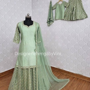 Matching mother daughter outfit for Indian wedding lehenga choli mother daughter matching combo set kids lehenga choli matching family dress