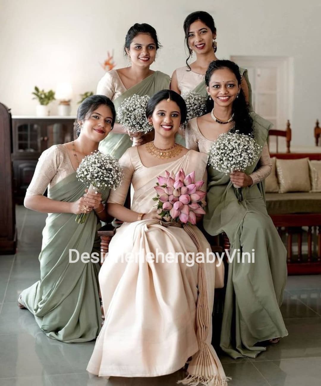 bridesmaid dresses for indian christian wedding An Indian & Catholic Wedding
