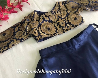 Kids lehenga choli dupatta lehenga choli for kids girls lehenga custom made lengha lehenga choli for girls brocade top with silk skirt