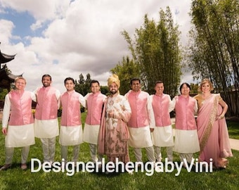 Indo western outfit for men groomsmen outfit jodhpuri jacket for men groomsman jacket bridesmaid dress groomsmen kurta pajama for men