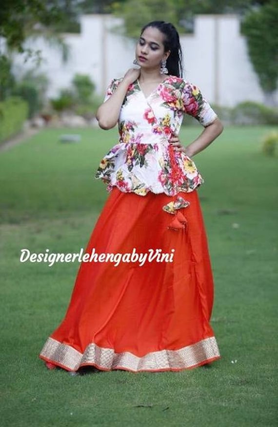 peplum indian dress Embellished Bridal Peplum Dress Indian Lehenga for Walima SMALL