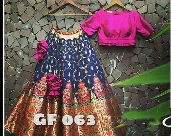 Designer pure banarasee lehenga from Banaras Indian lehenga wedding dress Indian wedding dress lehenga choli lengha traditional lehenga