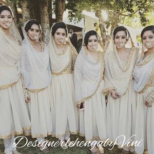 Desi Punjabi Brautjungfernkleider Anzug für Hochzeit pakistanische Brautjungfern Punjabi Anzug indisches Kleid Brautjungfernkleid Pakistani Brautjungfern