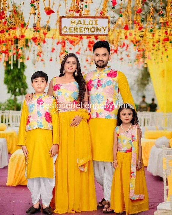 Family Dress Set for Birthday Mom Dad Son Daughter Dress Traditional Family  Combo Dress Online IBF-FLYCMB-1201-BG – iBuyFromIndia