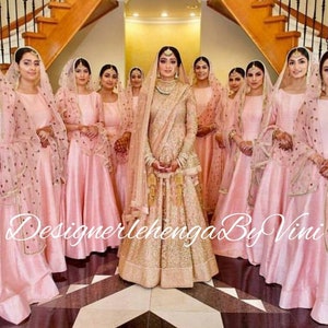 Indian bridesmaids lehenga choli Indian wedding bridesmaid dress indian dress pakistani dress bridesmaid dresses bridesmaid lehenga