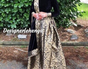 Robe de demoiselle d'honneur indienne lehenga de créateur pour femme Lengha indien salwar kameez lehenga choli sari indien lengha indien