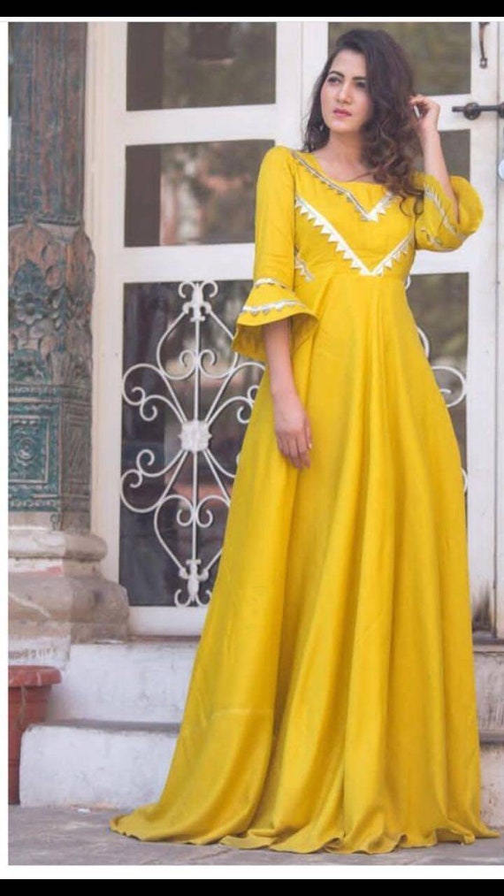 ethnic party wear designer gown