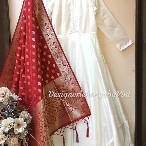 Indian Pakistani modal satin gown with banarasee shops dupatta Pakistani Lengha salwar kameez lehenga anarkali suit bridesmaid dress Indian dress