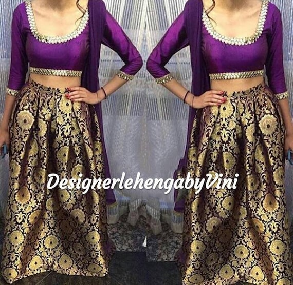 crop top lehenga traditional