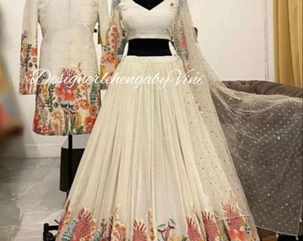 Bijpassende paren outfit voor Indiase bruiloft lehenga choli moeder dochter bijpassende combo set kinderen lehenga choli Indiase slijtage voor kinderen