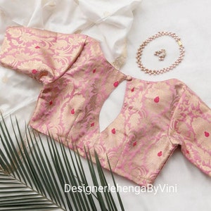 Indian Pakistani blouse for lehenga sari designer blouse crop top lengha choli Pakistani blouse banarasi blouse colours available