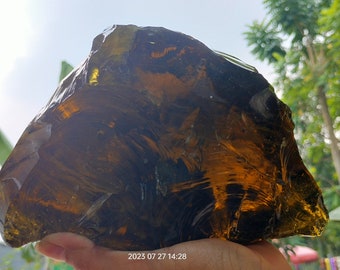 4.1kg brown andara crystal powerful shamans swirl