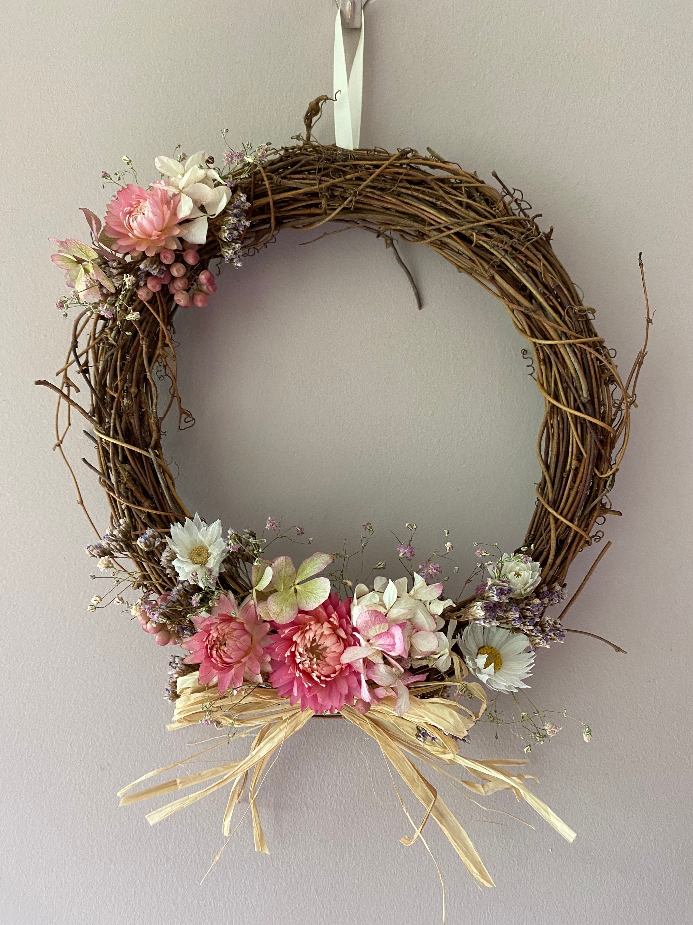 natural half wreathe no.756