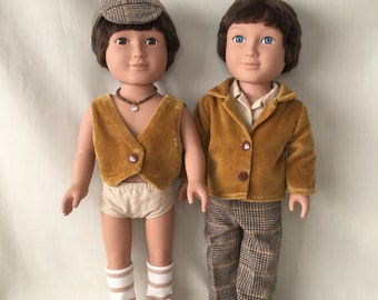 8 piece 18in boy doll outfit