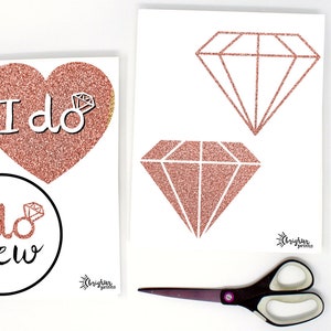Bridal Shower Printable Photo Booth Props - Rose Gold Lavender and ...