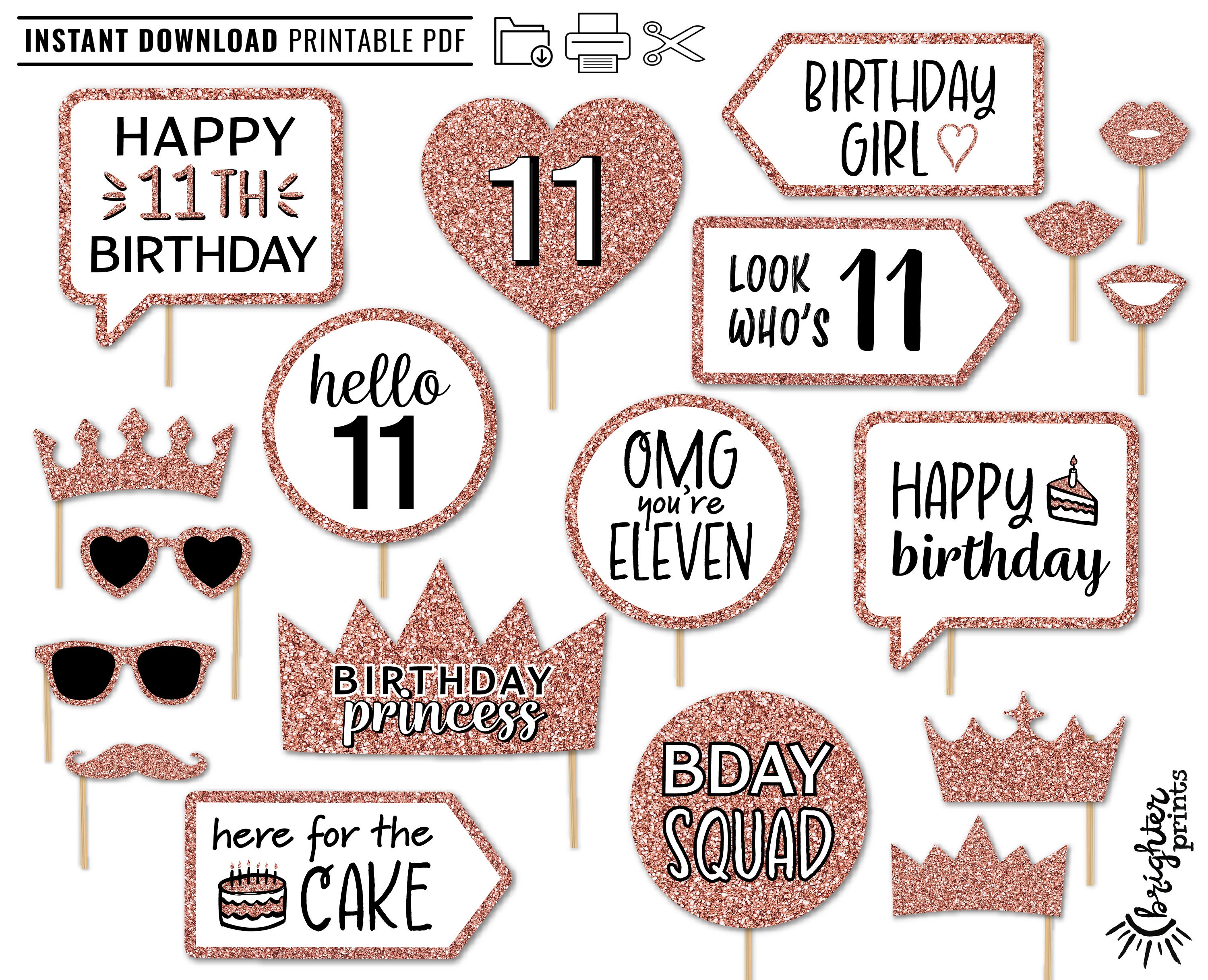 Printable Eras Party Pack Instant Download DIY Party Props TS Party Decor 