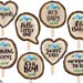 Rustic Baby Shower Boy Printable Photo Booth Props 12 Hand - Etsy