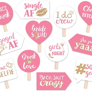 Team bride hand drawn Bachelorette party, hen party or bridal shower hand  written calligraphy phrase, greeting card, photo booth props. Print with  dress and bouquet flat illustration 6042098 Vector Art at Vecteezy