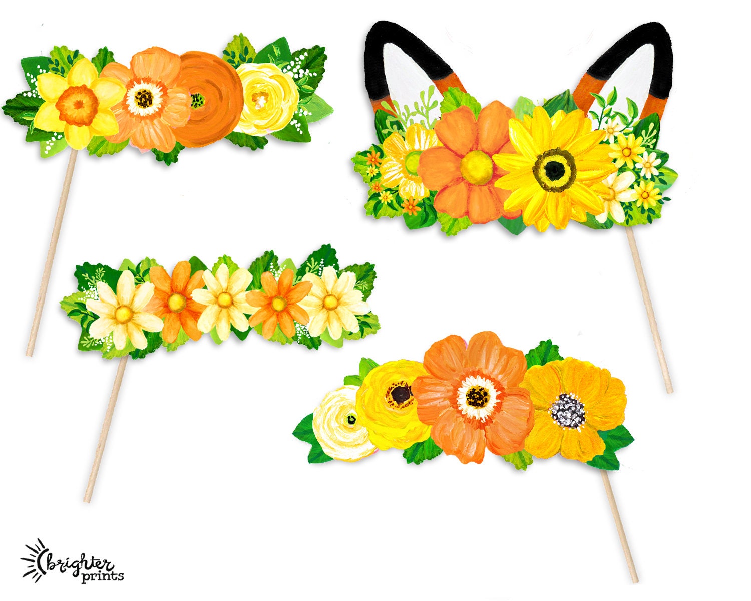 printable-flower-crown-party-photo-booth-props-4-printable-etsy