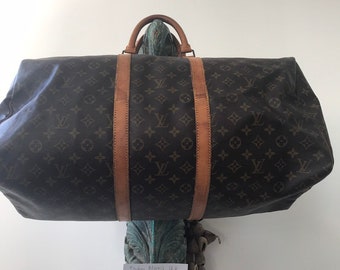 LOUIS VUITTON Keepall 50 DUFFEL BAG Travel Luggage For MEN or | Etsy