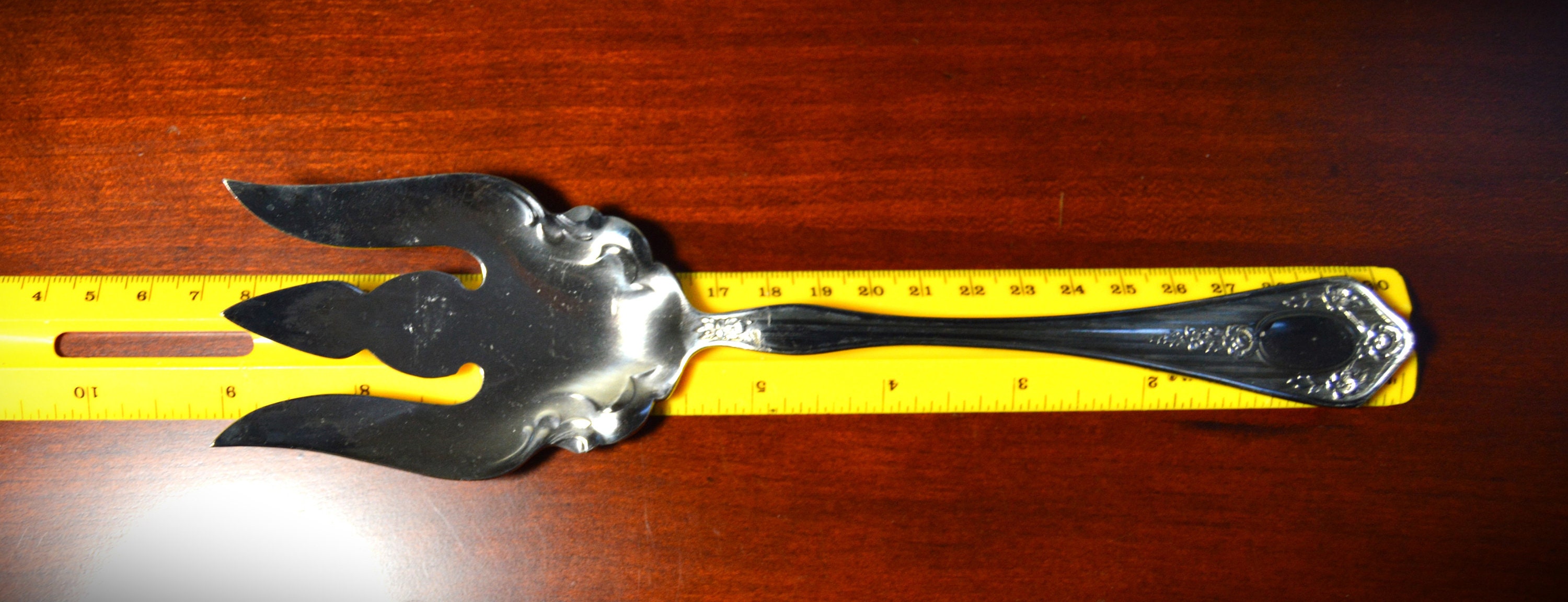 Vintage Alpaca Plateado Pesa Mexico Silverware Set, Large Serving Fork ...
