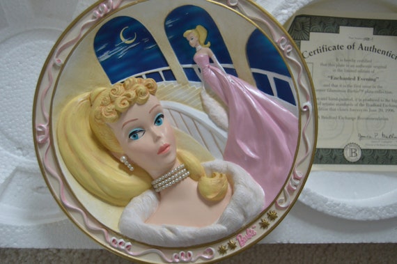 barbie collector plates