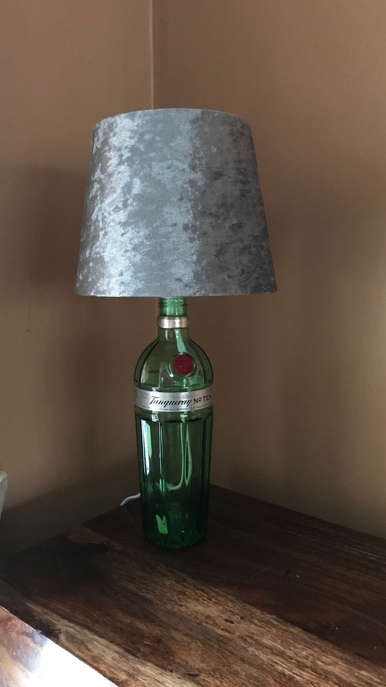 Gin Bottle Lamp Etsy