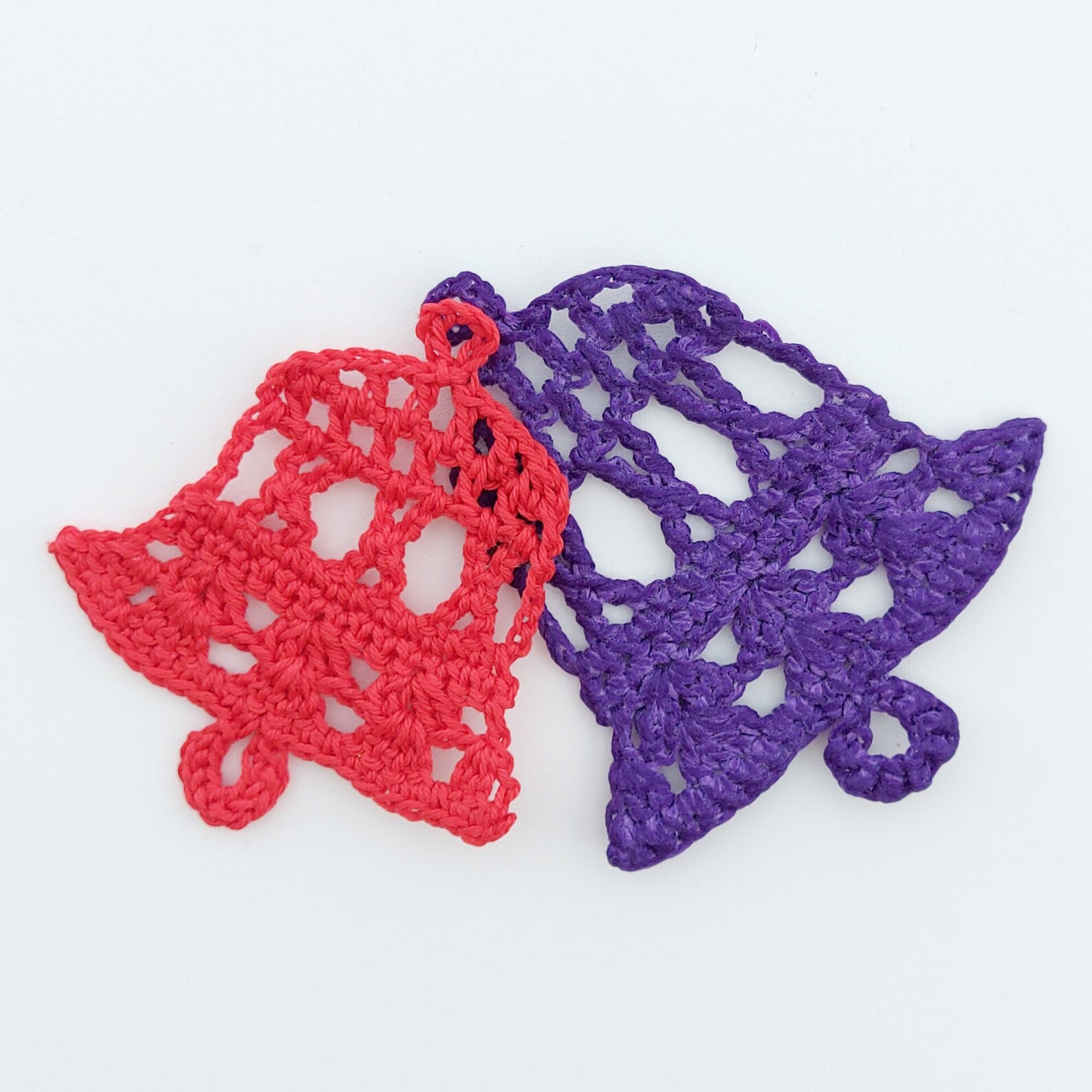 CROCHET PATTERN Bell Applique Christmas Tree Ornament - Etsy