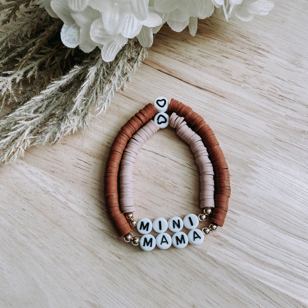 MAMA & MINI Bracelets | Boho Bracelets | Mommy and Me | Beaded Bracelets | Gifts for Mom | Gifts for her | Mother's Day Gift