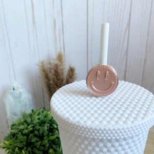 Straw Topper Charm | Smiley Straw Topper | Crystal Straw Charm | Moon Straw Charm | Tumbler Charm | Stanley Tumbler Cup | Mother's Day Gift