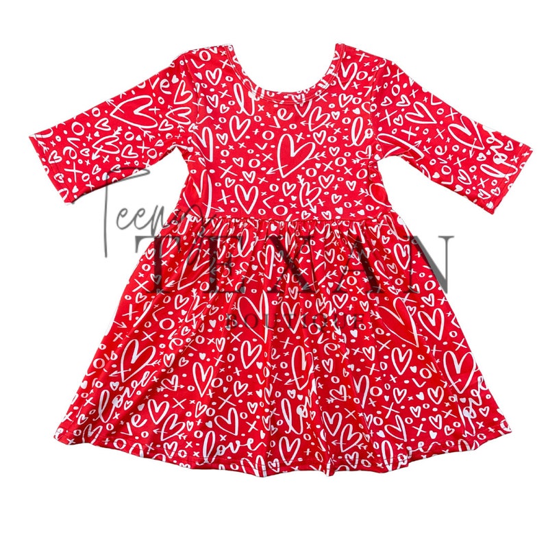 Sensory Friendly Red Heart Dress