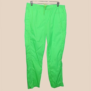 Spodnie dresowe męskie Reebok Neon Jogger w stylu vintage Rozmiar średni Jesień Zima Spodnie sportowe Proste nogawki Ściągacz Lekkie spodnie dresowe Streetwear