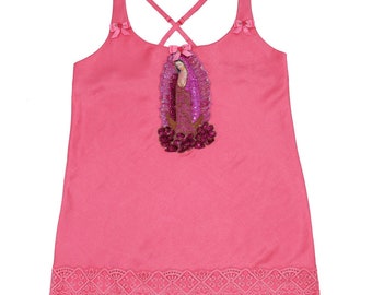 Pink Sequin Lace Mini Dress Small Bow Coquette Y2K Festival Rare Cute Sleeveless