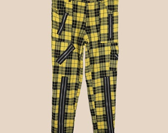 Stussy 90's Plaid Cargo Pants Vintage - Etsy