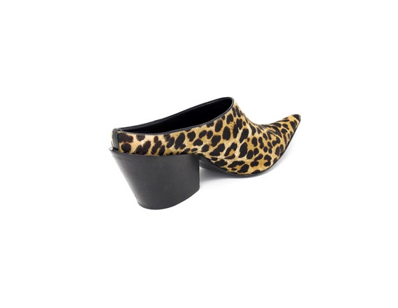 Haider Ackermann Leopard Print Pointed Mules Size… - image 2