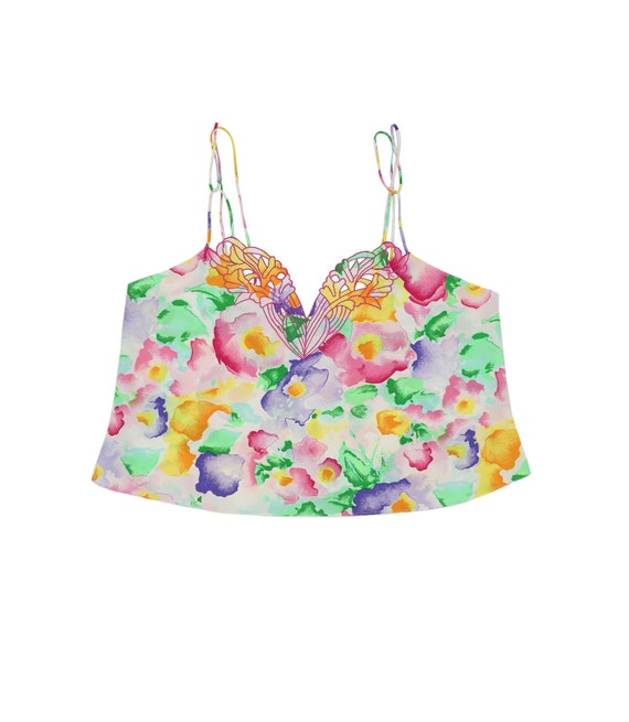 vintage victoria's secret watercolor camisole, si… - image 1