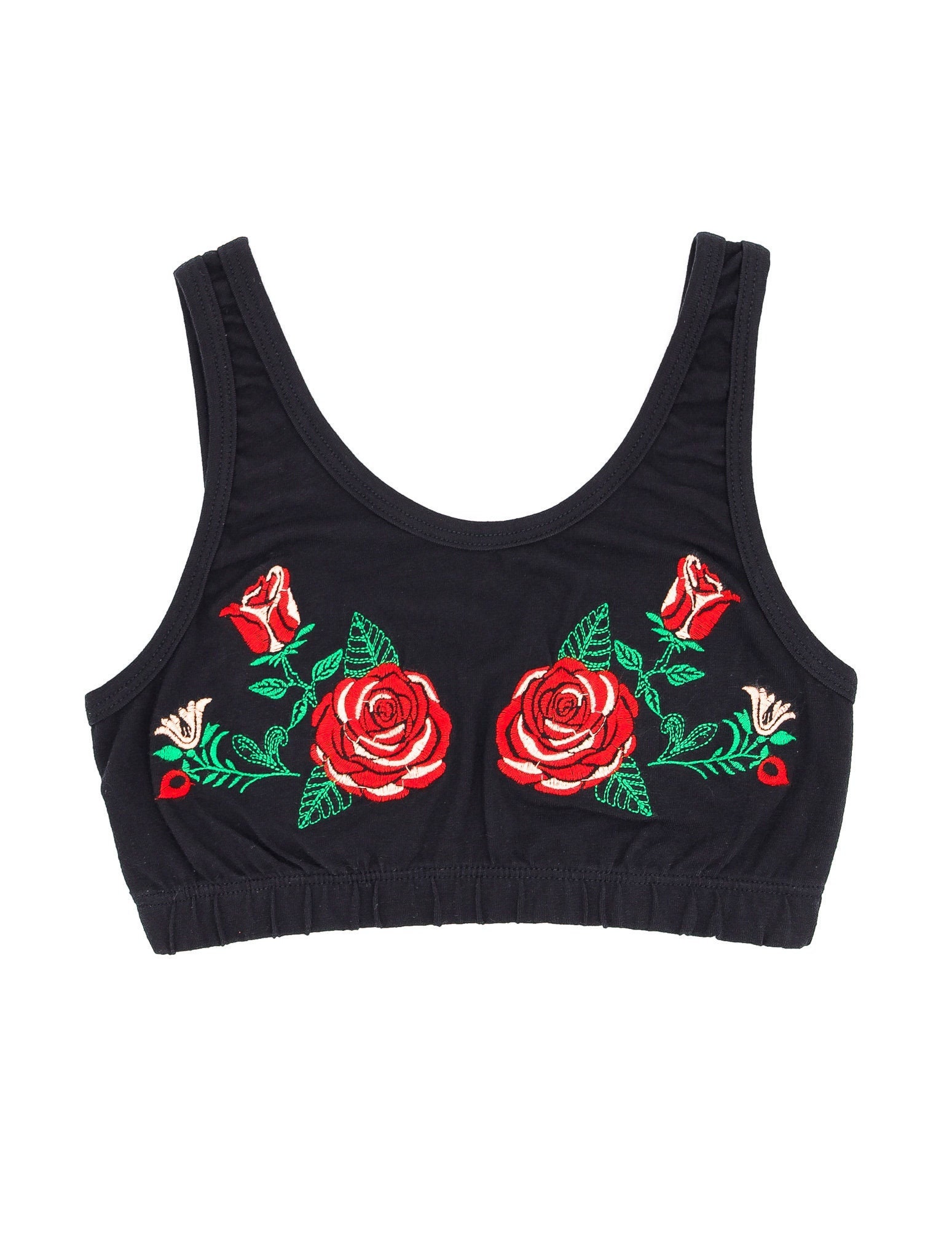 Chanel Logo Cropped Sports Bra Top