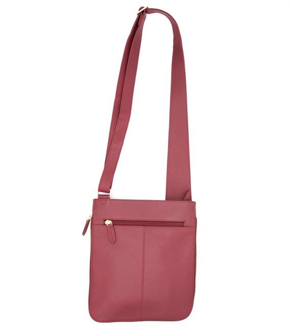 Radley London レザー クロスボディ ワインレッド レディース
