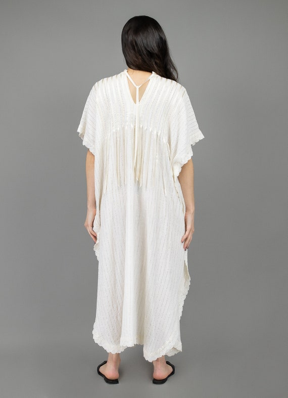 linen kaftan dress, size medium boho kaftan dress… - image 6
