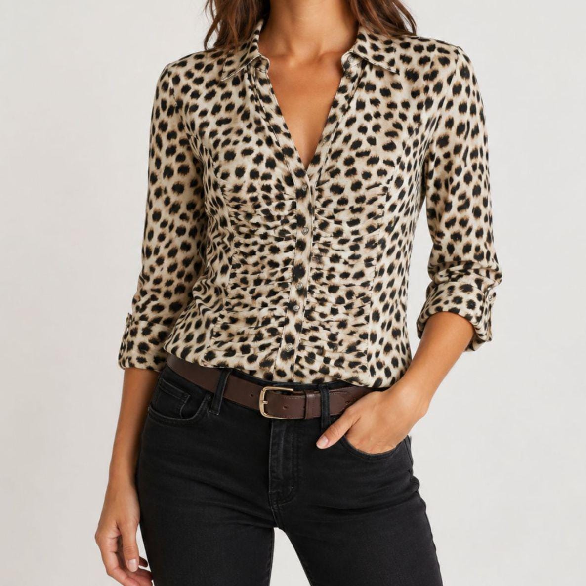 Jean Paul Gaultier Shirt Leopard - Etsy