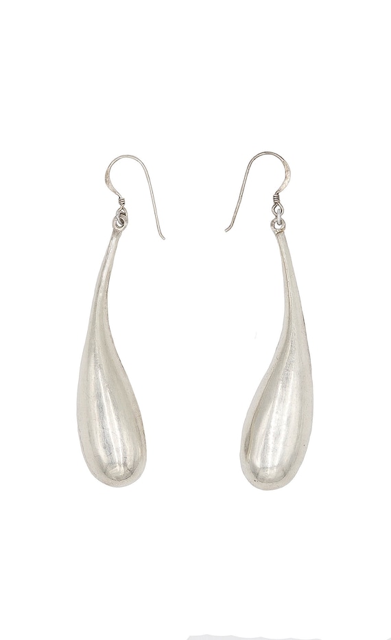 925 sterling silver rain drop earrings, silver dan