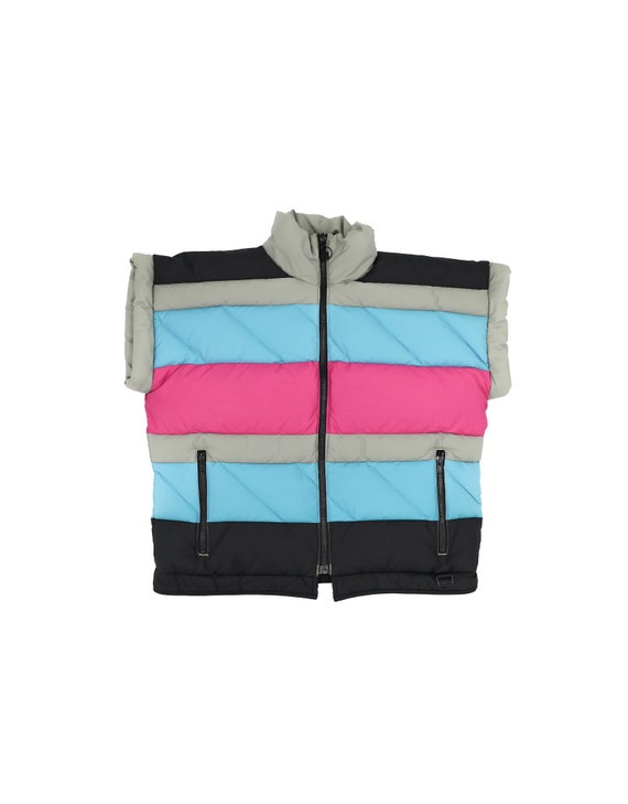 unisex reversible puff cropped vest, size large v… - image 1