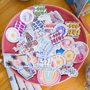 Mini Christian Sticker Pack, Waterproof Christian Sticker Pack for ...