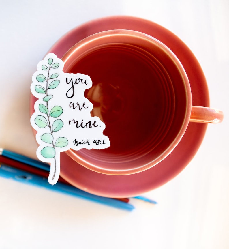 Bible Verse Waterproof Christian Sticker Laptop Sticker Etsy