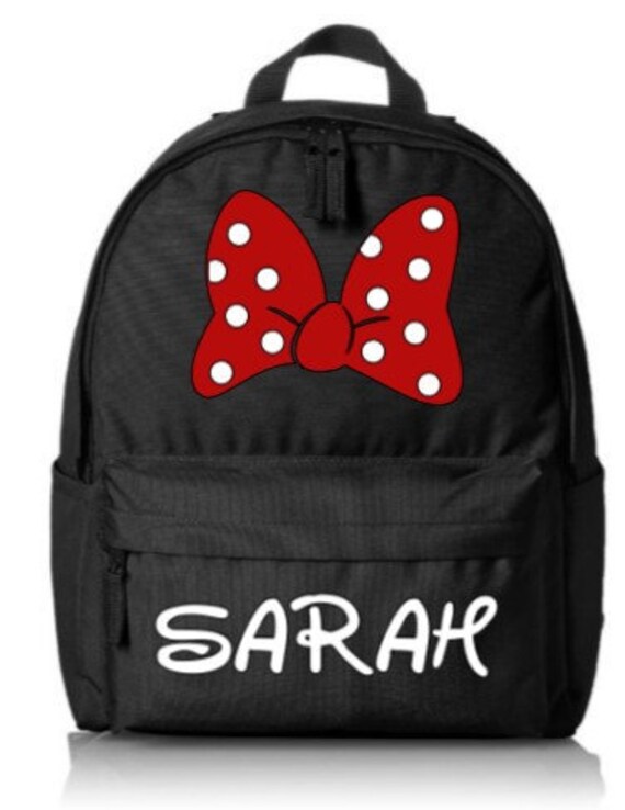 minnie mouse bow backpack