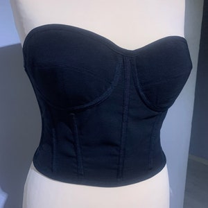 Corsetto bustier nero