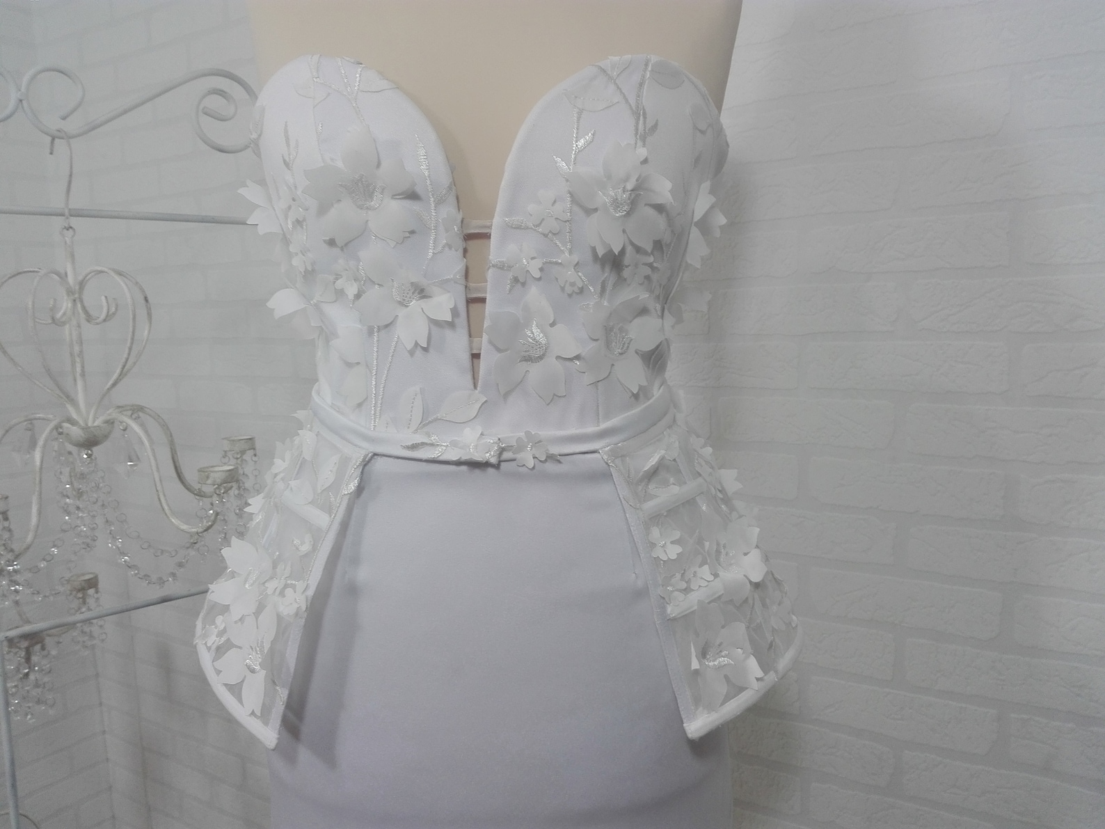 Corset Wedding Dress. Midi Wedding Dress - Etsy
